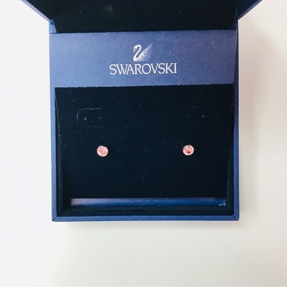 New SWAROVSKI Harley Pink Earrings - Picture 1 of 3